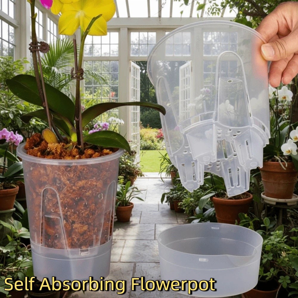 Aloe Vera Pot - Vaso da fiori in plastica autoassorbente